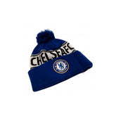 Chelsea muts pompon tekst blauw/wit